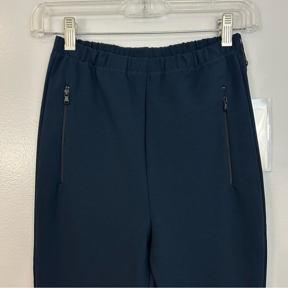 NWT Wardrobe NYC  Navy Blue Front Zip Ankle Leggings/Pants Size Large - Picture 5 of 16